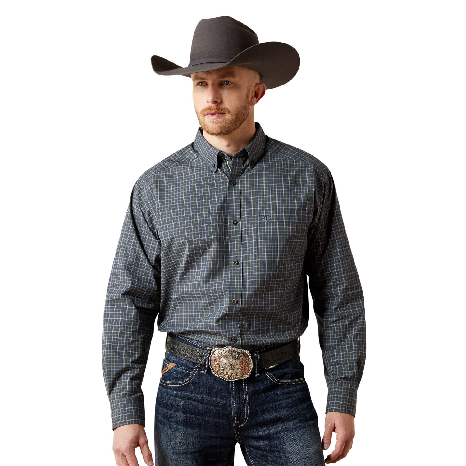 Ariat Mens Shirts M / Black Ariat Shirt Mens Pro Series Timothy