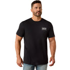 Ariat Mens Shirts S / Black Ariat Tee Mens Canyon Aztec Shield