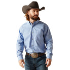 Ariat Mens Shirts S / Blue Ariat Mens Pro Series Mekhi Classic Long Sleeve Shirt