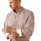Ariat Mens Shirts S / Brick Ariat Shirt Mens Avery Wrinkle Free Classic Fit
