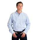 Ariat Mens Shirts S / Light Blue Ariat Shirt Mens Cliff Pro Series Stripe