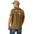 Ariat Mens Shirts S / Military Heather Ariat Tee Mens Outline Wing