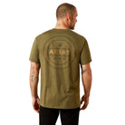 Ariat Mens Shirts S / Military Heather Ariat Tee Mens Ropers Seal