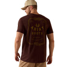 Ariat Mens Shirts S / Puce Ariat Tee Mens Western Ropes