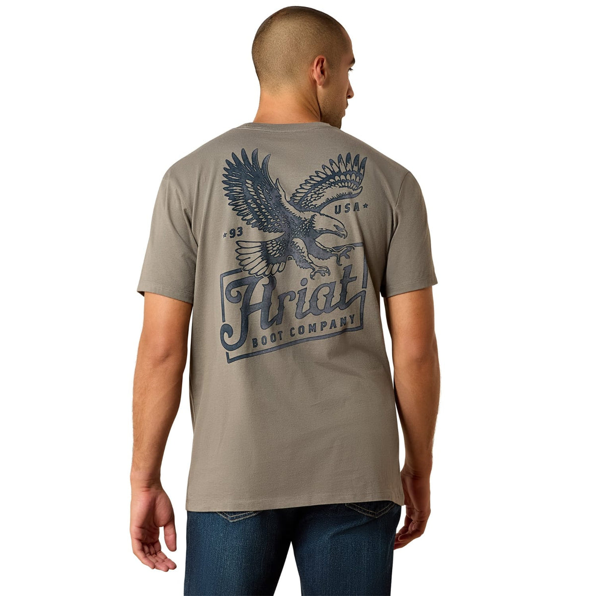 Ariat Mens Shirts S / Smoked Pearl Ariat Tee Mens Paintriot