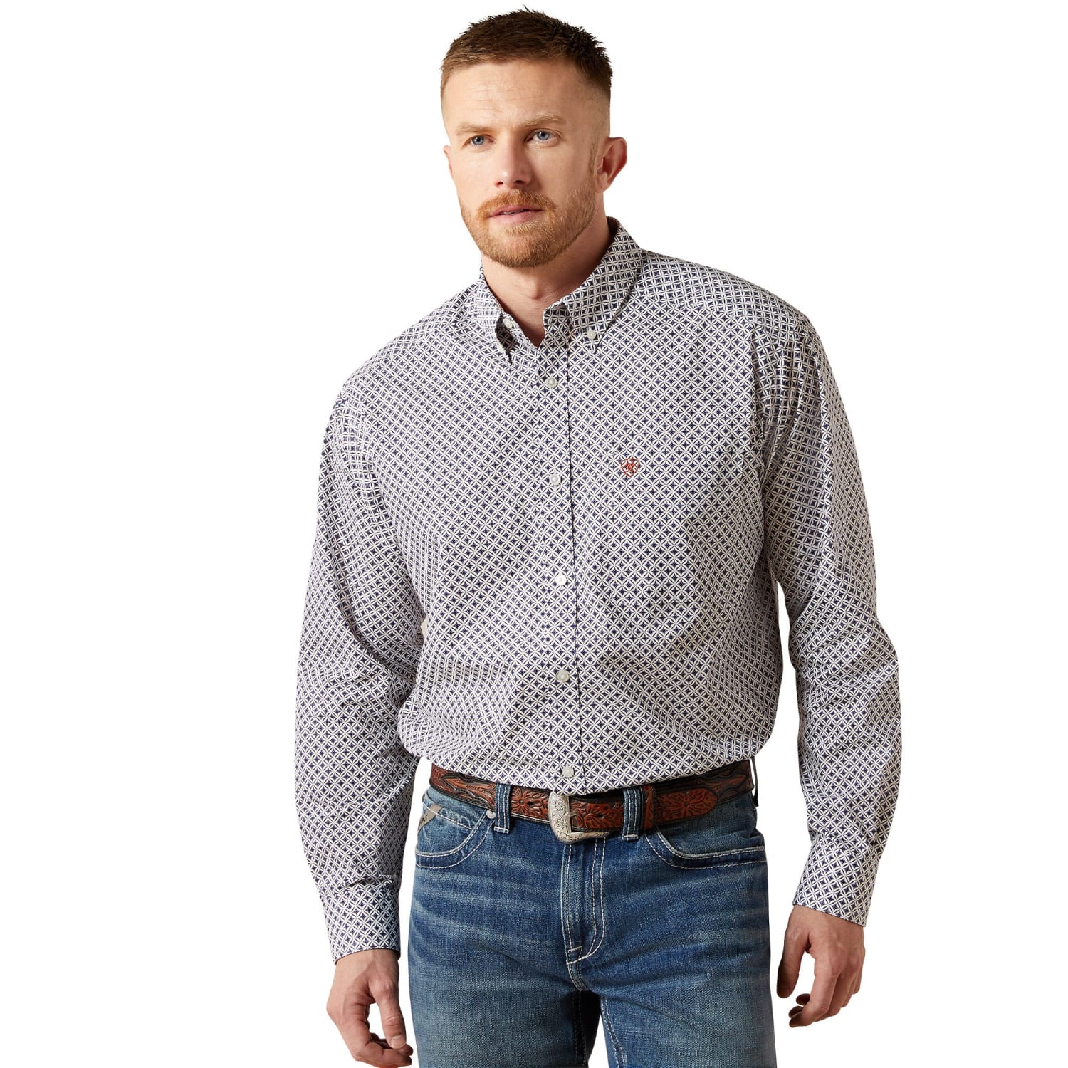 Ariat Mens Shirts S / White Ariat Shirt Mens William