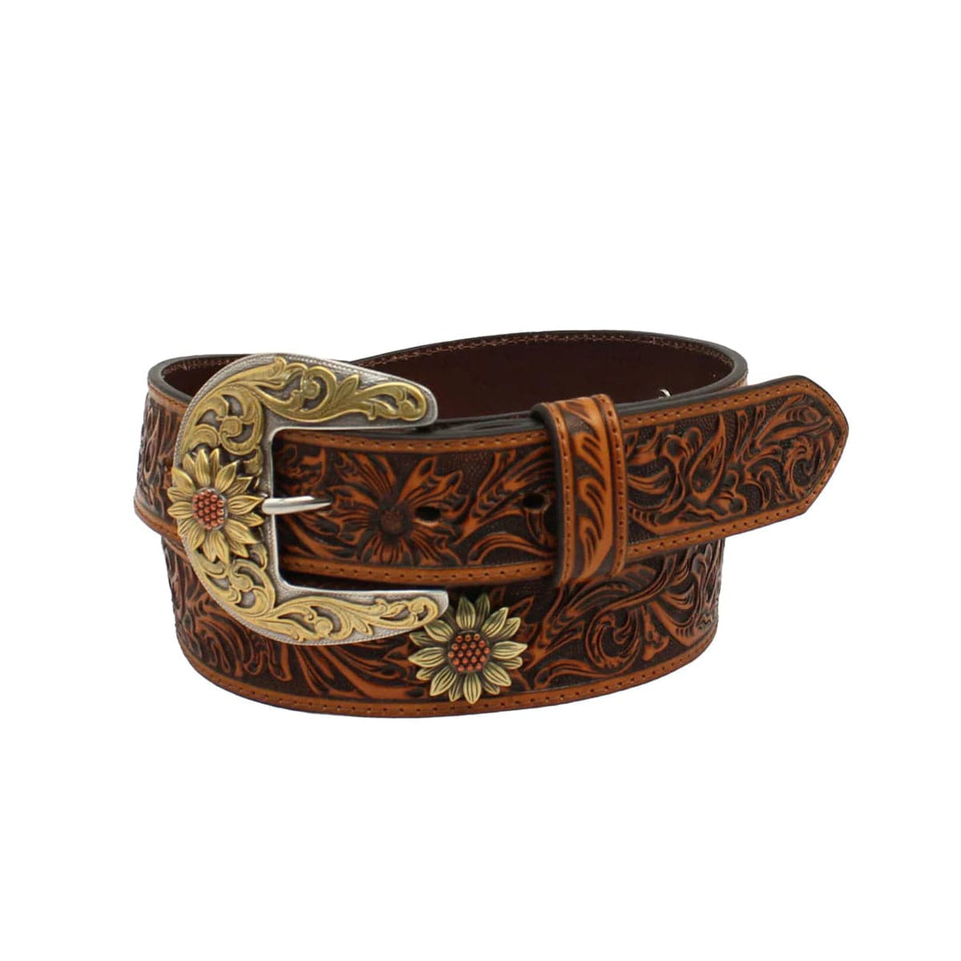 Ariat Womens Belts S / Brown Ariat Belt Womens Floral Tooled