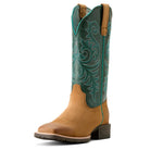 Ariat Womens Boots & Shoes WMN 6.5 / Acorn Roughout/Deep Teal Ariat Boots Womens Hybrid Ranch Time