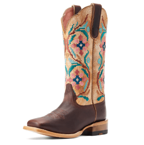 Ariat Womens Boots & Shoes WMN 6.5 / Brazen Tan/Sanded White Ariat Boots Womens Frontier Daniella