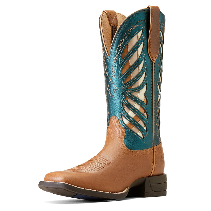 Ariat Womens Boots & Shoes WMN 6.5 / Buttered Rum/Metallic Sea Ariat Womens Longview Boots (10047054)