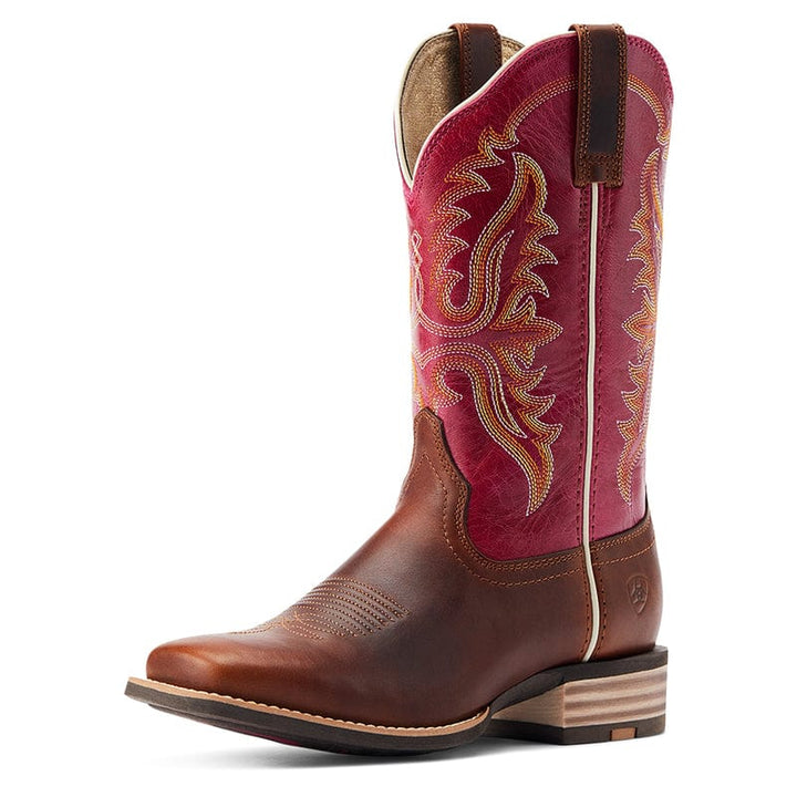 Ariat Womens Boots & Shoes WMN 7 / Vintage Caramel/Berry Rouge Ariat Boots Womens Olena (10044441)