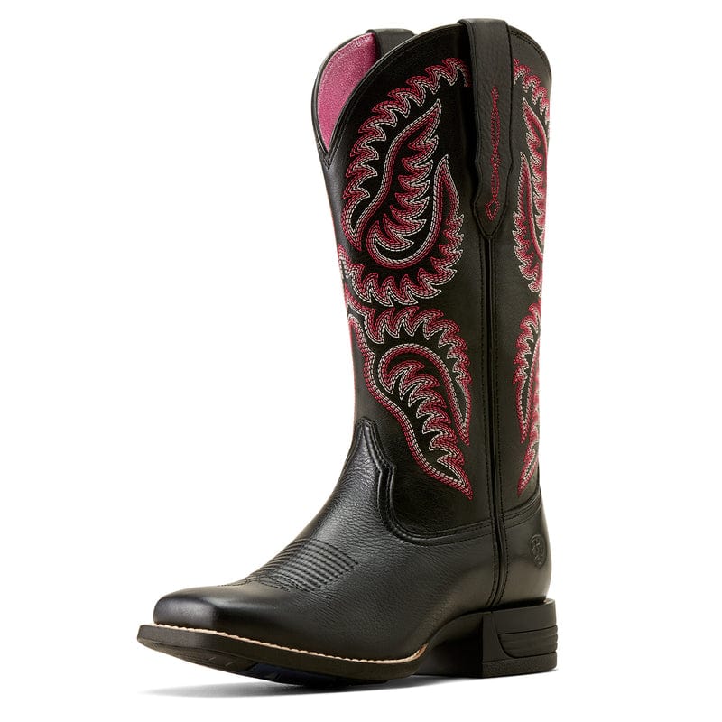 Ariat Womens Boots & Shoes WMN 8 / Black Deertan/Madison Avenue Ariat Boots Womens Cattle Caite Stretch Fit