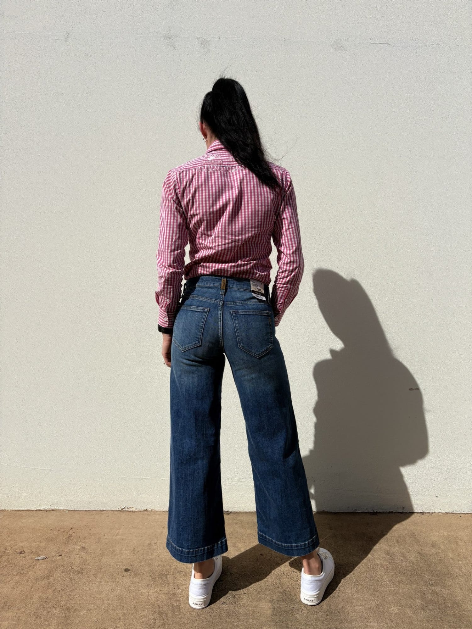 Ariat Womens Jeans 24R / Albuquerque Ariat Jeans Womens Perfect Rise Wide Leg Crop Jazmine