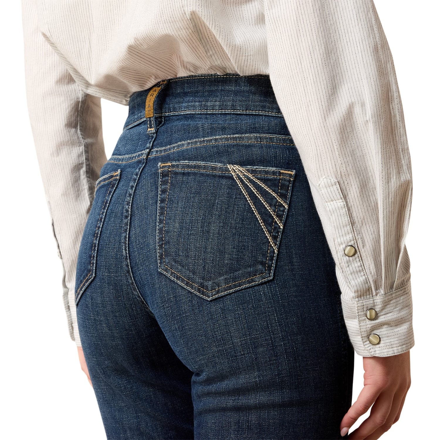 Ariat Womens Jeans 24R / Plumas Ariat Jeans Womens High Rise Slim Trouser Vivienne