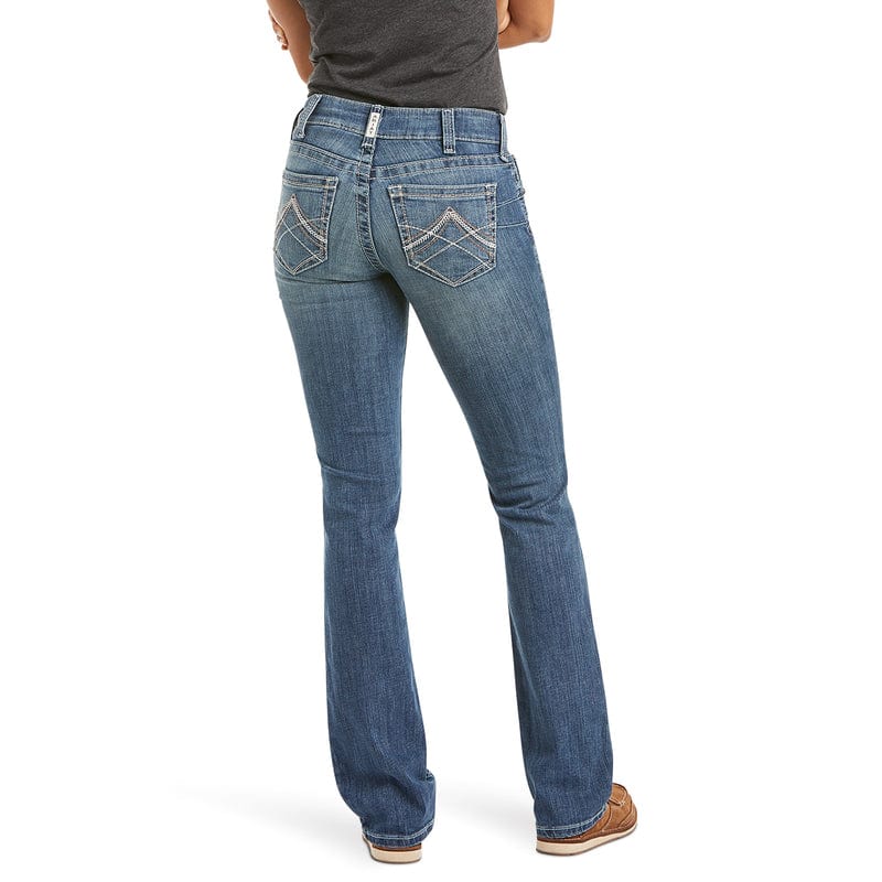 Ariat Womens Jeans 25L Ariat Womens REAL Straight Icon Rainstorm Jeans 10017217