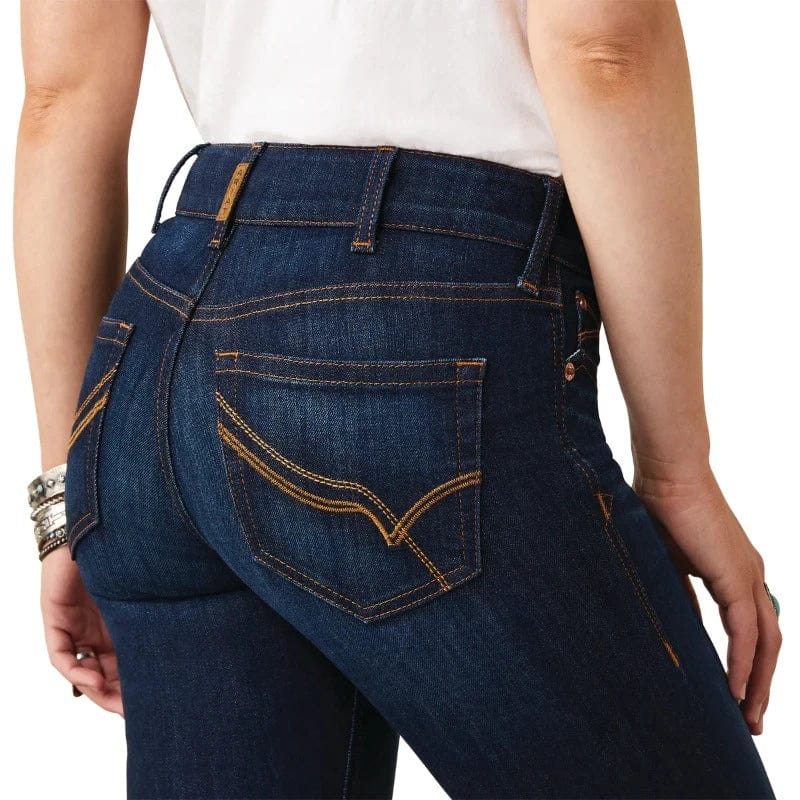 Ariat Womens Jeans 25L / Yrises Pennsylvania Ariat Womens Real Mid Rise Flare Yrises Pennsylvania