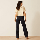 Ariat Womens Jeans 25R / Rinse Ariat Jeans Womens Ultra High Rise Tomboy Wide Leg