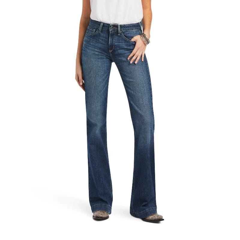 Ariat Womens Jeans Ariat Trousers Womens High Rise Slim (10041106)