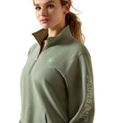Ariat Womens Jumpers- Jackets - Vests Ariat Jumper Womens Foundation Logo 1/2 Zip