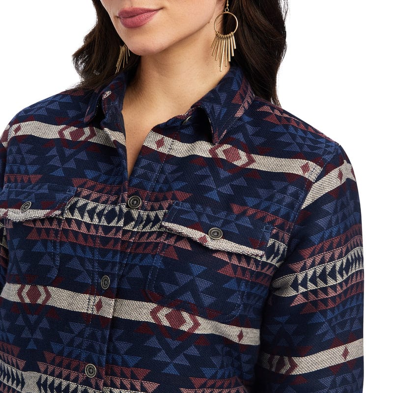 Ariat Womens Jumpers, Jackets & Vests Ariat Shacket Womens Mountain Peak Jacquard (10041576)