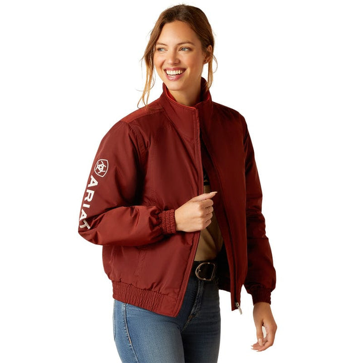 Ariat Womens Jumpers, Jackets & Vests S / Fired Brick Ariat Jacket Womens Stable Insulated