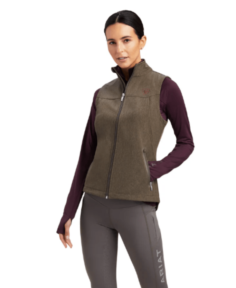 Ariat Womens Jumpers, Jackets & Vests XS / Banyan Bark Ariat Vest Womens New Team Softshell