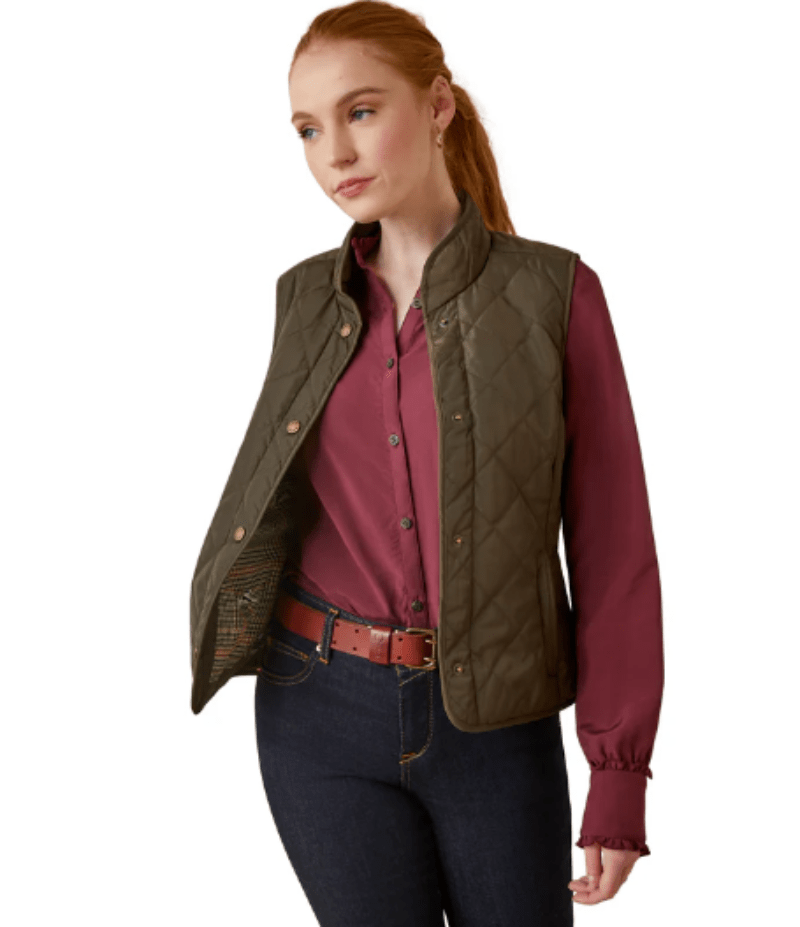 Ariat Womens Jumpers, Jackets & Vests XS / Earth Ariat Vest Womens Woodside
