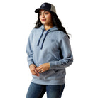 Ariat Womens Jumpers- Jackets - Vests XS / Vintage Indigo Heather Ariat Jumper Womens Logo 2.0