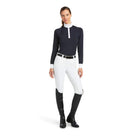 Ariat Womens Riding Tops - Jackets Ariat Top Womens Auburn Show Shirt Navy