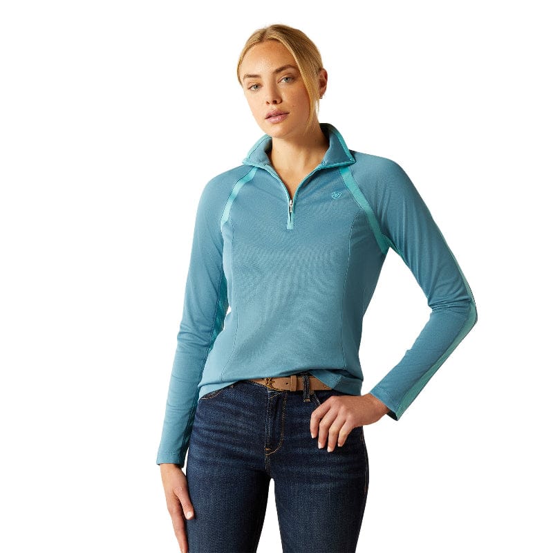 Ariat Womens Riding Tops - Jackets S / Storm Blue Ariat Sunstopper Womens 3.0