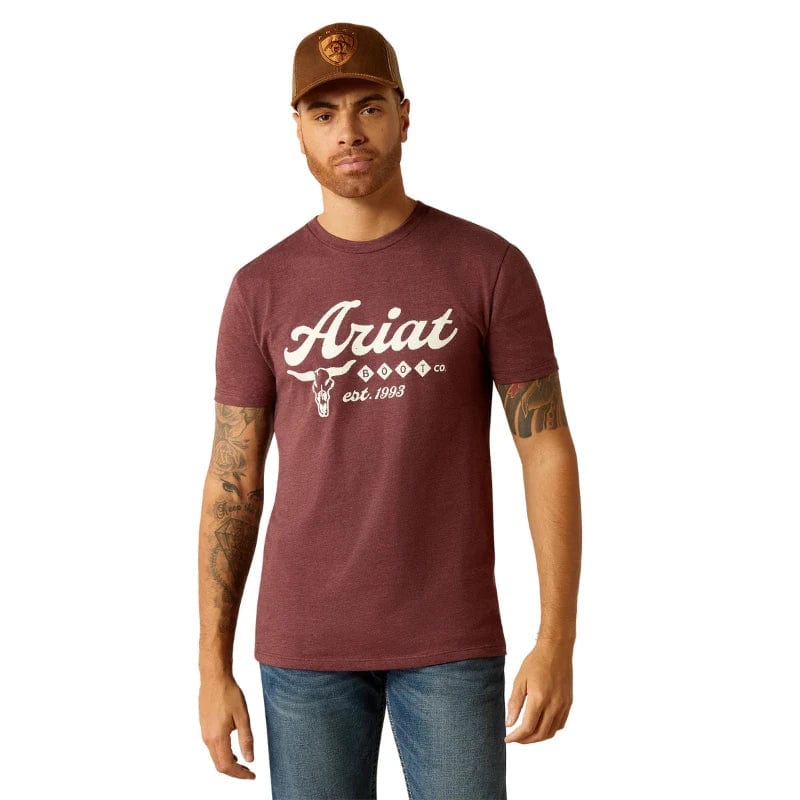 Ariat Womens Shirts Ariat Tee Mens Established Boot Co