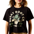 Ariat Womens Shirts Ariat Tee Womens Cacti Cowboy Hat