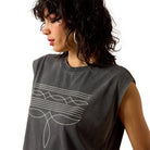 Ariat Womens Shirts Ariat Tee Womens Dallas Cropped