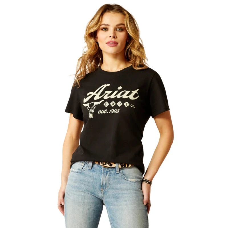 Ariat Womens Shirts Ariat Tee Womens Established Boot Co