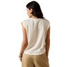 Ariat Womens Shirts Ariat Tee Womens Wild West Cropped