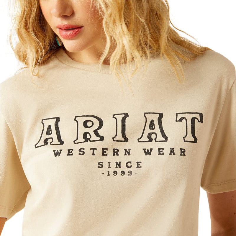 Ariat Womens Shirts S / Natural Ariat Tee Womens Western Wear