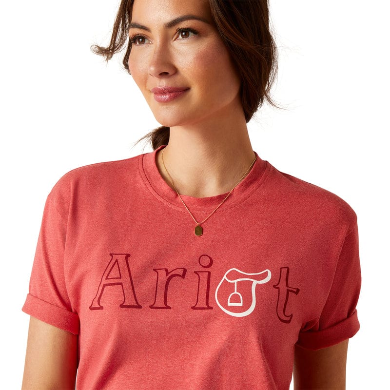 Ariat Womens Shirts XS / Baked Apple Ariat Tee Womens Boyfriend Fit