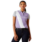 Ariat Womens Shirts XS / Chalk Violet/Orchid Bloom Ariat Polo Womens Taryn