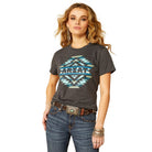 Ariat Womens Shirts XS / Charcoal Heather Ariat Tee Womens Southwest Classic