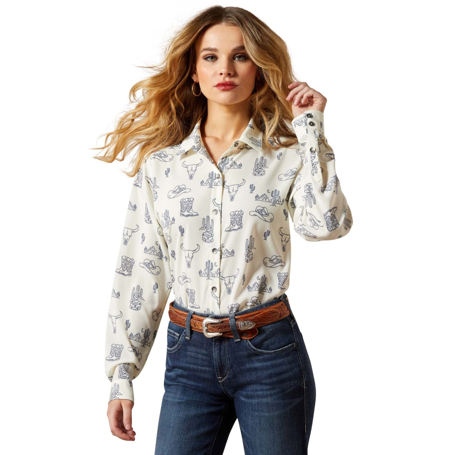 Ariat Womens Shirts XS / Deserted Print Ariat Shirt Womens Homestyle