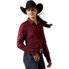Ariat Womens Shirts XS / Port Royale Stripe Ariat Shirt Womens Kirby Wrinkle Resistant