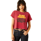 Ariat Womens Shirts XS / Red Mineral Wash Ariat Tee Sendero x Ariat Womens Slow Horses