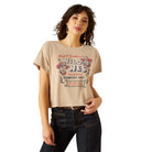 Ariat Womens Shirts XS / Tan Mineral Wash Ariat Tee Sendero x Ariat Womens Wild West Country Fest