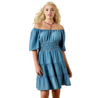 Ariat Womens Shorts- Skirts - Dresses XS / Light Wash Indigo Ariat Dress Womens Juliet