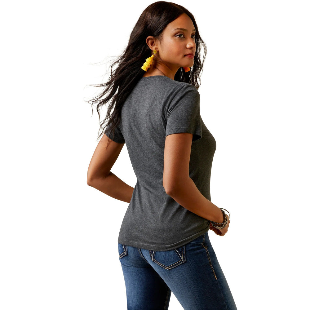 Ariat Womens Tops Ariat Womens Quilt Logo T-Shirt (10045443)