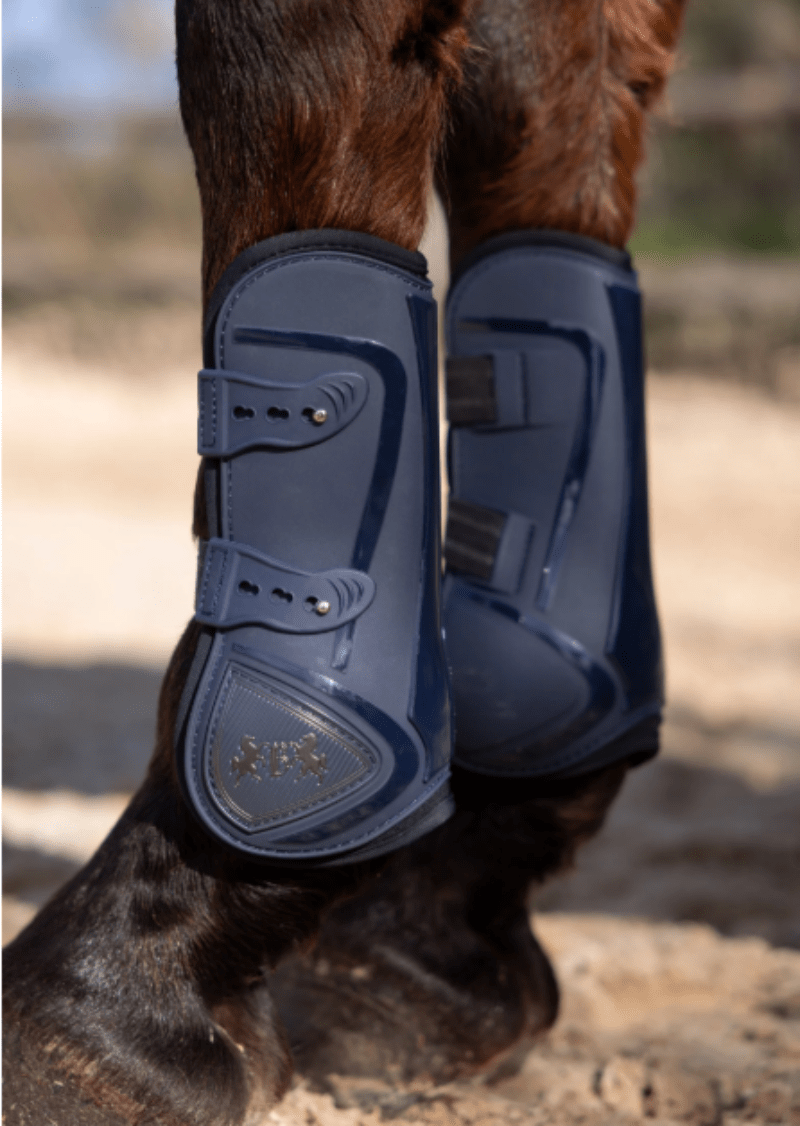 B Vertigo Horse Boots - Bandages Pony / Navy B Vertigo Tendon Boots Ocala