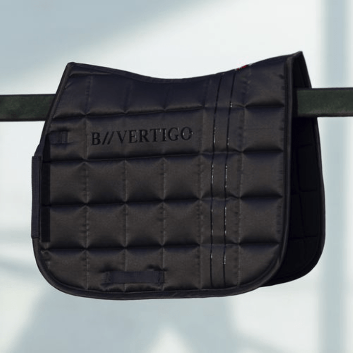 B Vertigo Saddle Pads English Full B-Vertigo Saddlepad All Purpose Black (17401)