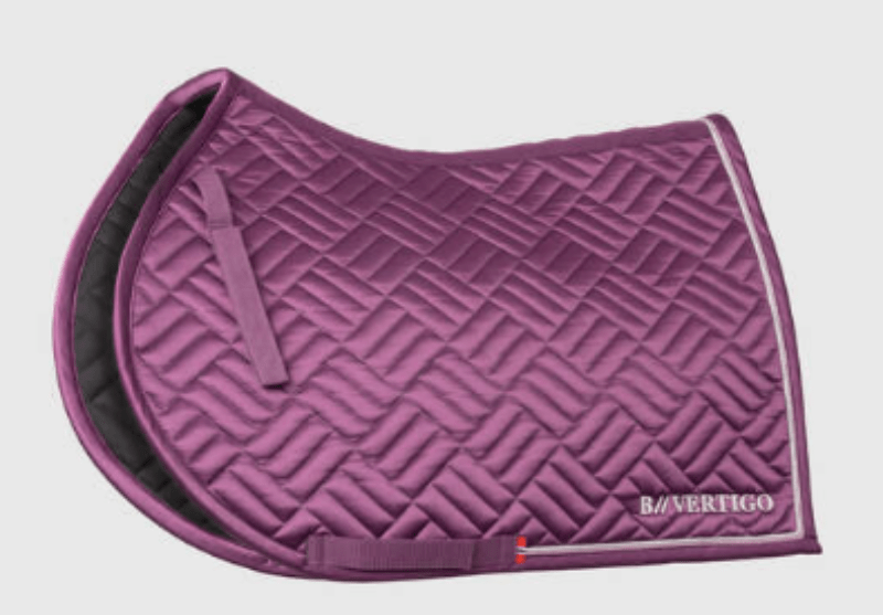 B Vertigo Saddle Pads English Full / Plum B Vertigo Saddle Pad Pure Engineering All Purpose