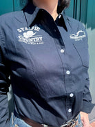 Bamboo Textiles Womens Shirts 08 / Navy Gympie Saddleworld Shirts Womens