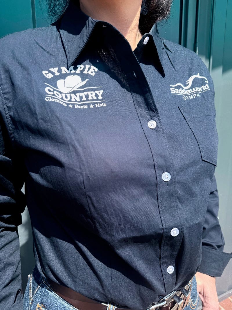 Bamboo Textiles Womens Shirts 08 / Navy Gympie Saddleworld Shirts Womens